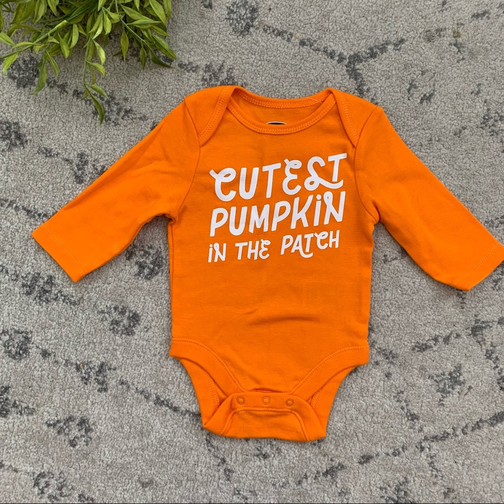 Cutest Pumpkin Halloween Bodysuit